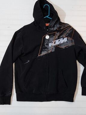 KTM Powerwear Orange Logo Jacket Tag